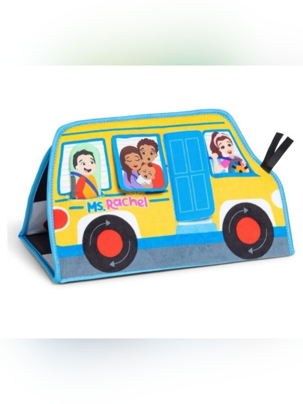 Ms. Rachel Official Baby Tummy Time Activity Bus Folding Play Mat Mirror - NEW - Picture 5 of 10